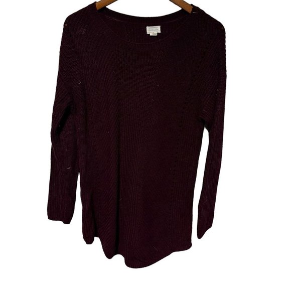 Caslon Red Tunic Length Sweater Size Medium - Picture 7 of 7